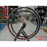 Bộ vành xe đạp Misite cao 3cm, bánh 700c líp thả hanh u, v. Moayo cối nổ to 6 cá