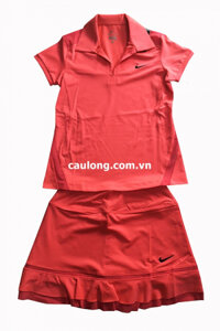 Bộ Váy Cầu Lông Nike 8496 Hồng (Thun 4 Chiều)