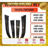 Bộ vè che mưa cho xe TOYOTA FORTUNER, chất liệu nhựa ABS cao cấp