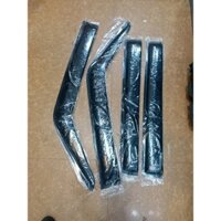 Bộ vè che mưa đen cao cấp xe Mitsubishi Pajero 2000-2012 bản Thường ko dùng cho xe ngân hàng hay bản sport