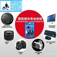 Bộ vệ sinh 4 món cho máy ảnh DSLR Micro, bộ vệ sinh màn hình laptop, bàn phím, bút lau ống kính, khăn lau, máy thổi khí