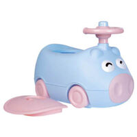 Bô vệ sinh cao cấp hình chú heo ConCung Good màu xanh