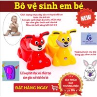 Bô vệ sinh cho bé hình con thỏ nhựa Việt Nhật cao cấp. Có nhạc, siêu đáng yêu. Hàng Việt Nam chất lượng cao