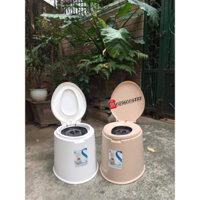 Bô Vệ Sinh Cho Người Già, Toilet Di Động Nhựa Cao Cấp