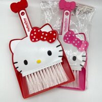 ❂☃Bộ vệ sinh máy tính để bàn Hello kitty chổi nhỏ và bộ chổi quét bụi dành cho học sinh chổi quét máy tính để bàn