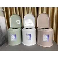 Bô vệ sinh người già, toilet di động nhựa cao cấp