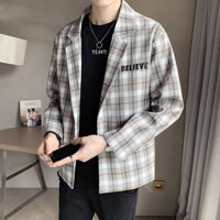 Bộ vest 2023 xuân thu cao cấp, bộ vest thời trang sành điệu phong cách Hàn Quốc cho nam, Bộ vest kiểu mới, Áo khoác nam