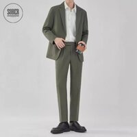 Bộ Vest Nam Cao Cấp Casual Phong Cách Hàn Quốc