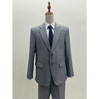 Bộ vest nam trung niên cao cấp sang trọng chất liệu vải vân nhập khẩu may 2 lớp form dáng đẹp