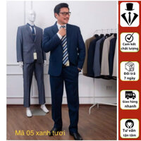 Bộ vest nam trung niên giá tận gốc vest nam trung niên cao cấp