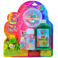 Bộ Vỉ Kit Tự Làm Slime Kim Tuyến Màu Xanh Lá Lấp Lánh, Đồ Chơi Tự Làm Slime Cho Bé Thư Giản và Sáng Tạo