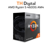 Bộ vi xử lý AMD Ryzen 5 4600G / 3.7GHz Boost 4.2GHz / 6 Core 12 Thread / 11MB / AM4 -Hàng chính hãng