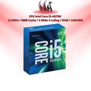 Bộ vi xử lý - CPU Intel Core i5 4670K - 3.4GHz - 6MB Cache