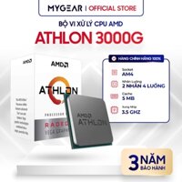 Bộ vi xử lý CPU AMD Athlon 3000G 2 nhân 4 luồng bộ nhớ đệm 5MB Xung lên đến 3.5GHz Chính Hãng- Bảo hành 36 tháng