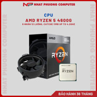 Bộ vi xử lý - CPU AMD Ryzen 5 4600G 6 nhân 12 luồng, Catche 11MB Up to 4.2GHz- Bảo hành chính hãng 36 tháng