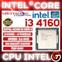 Bộ Vi Xử Lý CPU Core i3 4160 3.6 Ghz Socket 1150 ( 2nd )