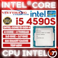 Bộ Vi Xử Lý CPU Core i5 4590s 3.0 Ghz Turbo 3.7 Ghz 4 nhân 4 luồng Socket 1150 ( Cũ - 2nd )