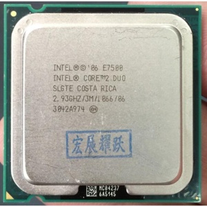 Bộ vi xử lý - CPU intel Core 2 Duo E7500 - 2.93Ghz - 3M Cache