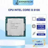 Bộ vi xử lý CPU Intel Core I3 8100 Tray (LGA1151 4 nhân 4 luồng 3.6GHz)