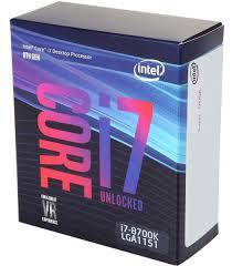 Bộ vi xử lý - CPU Intel Core i7 8700K 3.7Ghz Turbo