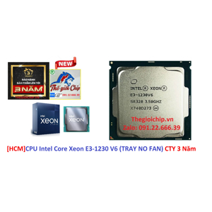Bộ vi xử lý - CPU Intel Core Xeon E3-1230 V6 3.5 GHz / 8MB