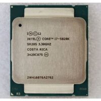 Bộ vi xử lý CPU Intel Core I7-5820K 3.3GHz socket LGA2011-v3 chạy main X99....CPU chuyên render, dựng phim, video