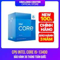 Bộ vi xử lý CPU Intel Core i5-13400 (4.6GHz, 10 Cores 16 Threads, LGA1700) Box chính hãng - BH 3 Năm