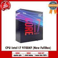 Bộ vi xử lý / CPU Intel Core i7-9700KF (3.6GHz turbo up to 4.9GHz, 8 nhân 8 luồng, 12MB Cache, 95W)