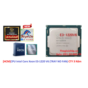Bộ vi xử lý - CPU Intel Xeon E3-1220V6