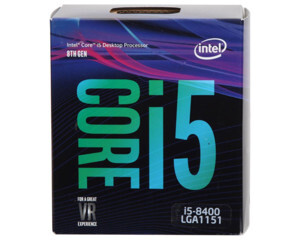 Bộ vi xử lý Intel Core I5-8400 (2.8GHZ, 9MB CACHE, 6C-6T) SK 1151-V2