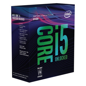 Bộ vi xử lý Intel Core I5-8600K (3.6GHZ, 9MB CACHE, 6C-6T) SK 1151-V2