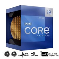Bộ vi xử lý Intel Core i9 12900K / 3.2GHz Turbo 5.2GHz / 16 Nhân 24 Luồng / 30MB / LGA 1700 - Hàng Chính Hãng