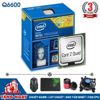 Bộ vi xử lý Intel CPU Core 2 Quad Q6600 (4 lõi 4 Luồng) + Quà Tặng - Hàng Nhập Khẩu