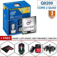 Bộ vi xử lý Intel CPU Core 2 Quad Q8200 (4 lõi 4 Luồng) + Quà Tặng - Hàng Nhập Khẩu