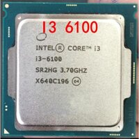 Bộ vi xử lý Intel CPU Core i3-6100 3.70GHz ,51w 2 lõi 4 luồng, 3MB Cache Socket Intel LGA 1151