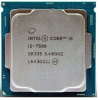 Bộ vi xử lý Intel CPU Core i5-7500 3.40GHz ,65w 4 lõi 4 luồng, 6MB Cache Socket Intel LGA 1151