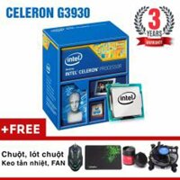 Bộ vi xử lý Intel CPU G3930 2.9GHz (2 lõi 2 luồng) + Quà Tặng - Hàng Nhập Khẩu