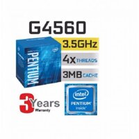 Bộ vi xử lý Intel CPU G4560 3.5GHz (2 lõi 4 luồng) + Quà Tặng - Hàng Nhập Khẩu