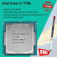 Bộ Vi Xử Lý Intel Kaby Lake Core i7 7700 3.6Ghz Turbo 4.2GHz 4 lõi 8 luồng 8Mb Cache Bus 8 GT/s DMI3. [bonus]