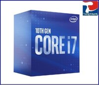 Bộ vi xử lý thế hệ 10 - CPU Intel Core i7-10700 (2.9GHz turbo up to 4.8GHz, 8 nhân 16 luồng, 16MB Cache, 65W) - Socket Intel LGA 1200