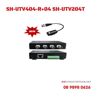 Bộ video balun 4 kênh HD Hikvision SH-UTV404-R+04 SH-UTV204T