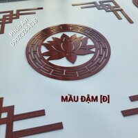 Bộ Viền Chỉ Trang Trí Phía Sau Bàn Thờ Treo Tường, Tủ Thờ Gỗ Đẹp Không có Chất Độc như MDF