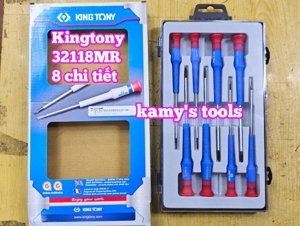 Bộ vít điện tử 8 cái Kingtony 32118MR