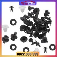 Bộ vít nhựa đa năng Trên Ô Tô Đinh Lá 6Mm Lỗ Nhựa Đinh Tán Chốt Vít Xe Dây Kẹp Dành Cho Xe MG, Nissan Toyota, Kia