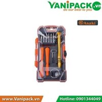 Bộ vít sửa điện thoại 17 chi tiết Asaki AK-9077