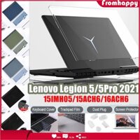 Bộ vỏ bọc bảo vệ laptop Lenovo Legion 5 2021 5 Pro 16ACH6 15IMH05 15ACH kèm miếng dán màn hình và miếng dán