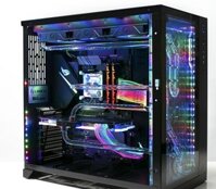 Bộ vỏ case + tản nhiệt nước custom EK PowerSpec Liquid Cooled Chassis Fluid Gaming ( Lian-li O11 Dynamic )