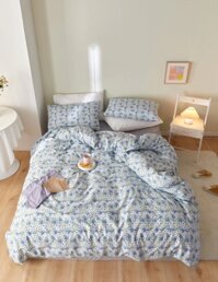 Bộ vỏ chăn ga gối cotton 100% CT000078