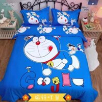 Bộ vỏ chăn ga gối Cotton Lụa 5D