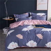 Bộ vỏ chăn ga gối poly cánh quạt